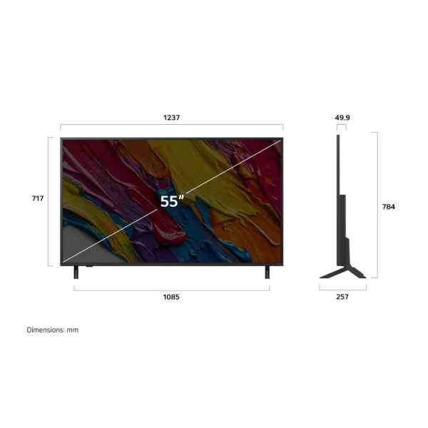 Televisor LG 55" QNED 4K UHD Smart TV con IA y Procesador Gen7 - Modelo 2025 (55QNED82ASG) - Imagen 14