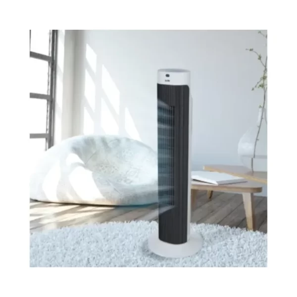 Ventilador de Torre Sole de 76 cm con Control Remoto y 3 Velocidades - Blanco (SOLAIR019) - Imagen 6