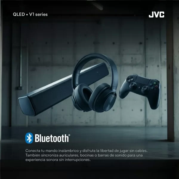 Televisor JVC 40" QLED Full HD Smart TV con Google TV (Modelo LT-40KB758) - Imagen 6