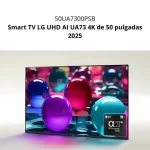 Televisor LG 50" UHD 4K Modelo 2025 con Inteligencia Artificial y webOS Re:New (50UA7300PSB) - Imagen 3