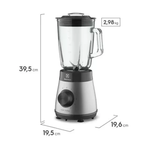 Licuadora Electrolux de 700W con Tecnología TruFlow y Vaso de Vidrio - EBS30 - Imagen 5