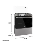Cocina Coldex CX765 PLUS: 5 Hornillas, Acero Inoxidable y Horno de 95L - Imagen 9