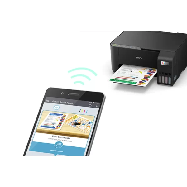 Impresora Multifuncional Inalámbrica Epson EcoTank L3250 - Sistema de Tanque de Tinta de Alto Rendimiento (C11CJ67301) - Imagen 3