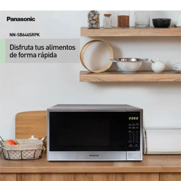 Horno Microondas PANASONIC de 37 Litros NN-SB646SRPK - Imagen 4