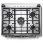 Cocina a Gas Indurama Firenze Zafiro de 30 Pulgadas con Doble Quemador Triple Llama y Grill - Imagen 3