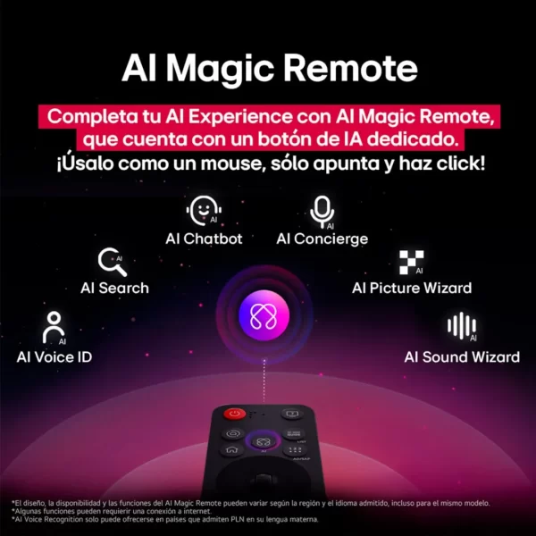 Televisor LG 65" QNED 4K Ultra Slim con Local Dimming y AI Processor (65QNED82ASG) - Imagen 6
