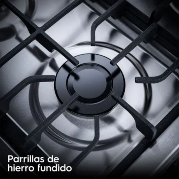 Cocina Electrolux FE5LMR 5 Hornillas Inox 76cm con VaporBake - Imagen 5
