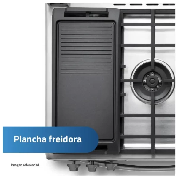 Cocina A Gas Indurama de 5 Quemadores Montecarlo Zafiro - Imagen 3