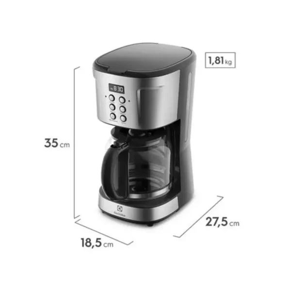Cafetera Programable Electrolux Experience ECM30: 1.5L y Aroma Strength - Imagen 3