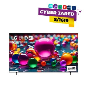 Televisor LG UHD AI 60UA8050PSA de 60 pulgadas en oferta Cyber Jared en Perú