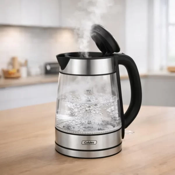 Hervidor Eléctrico de Vidrio Coldex CX HV17V 1.7L con Luz LED - Imagen 2