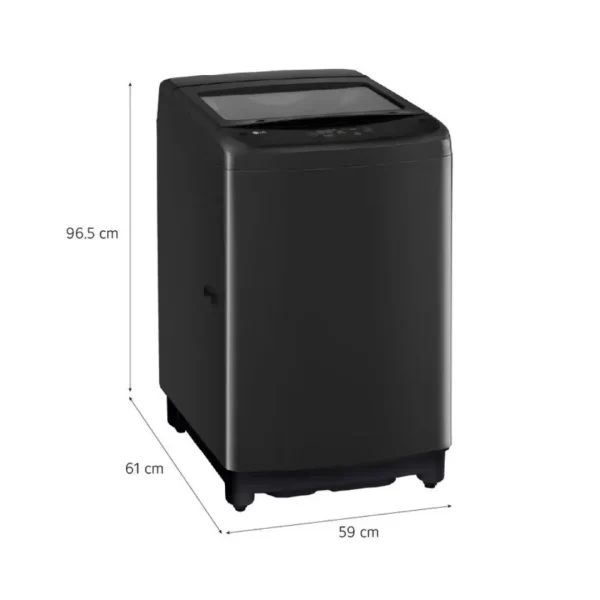 Lavadora LG Smart Inverter Carga Superior 13kg WT13OBVTB Negro Onyx - Imagen 4