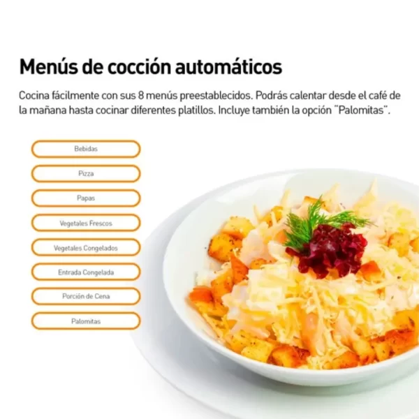 Horno Microondas PANASONIC de 37 Litros NN-SB646SRPK - Imagen 2