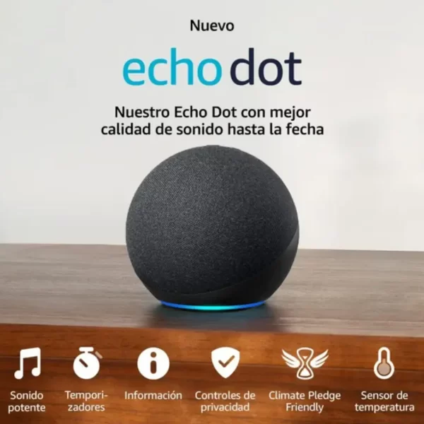 ALEXA 5 GENERACIÓN AMAZON ECHÓ DOT - Parlante Inteligente Alexa AMAZON echo dot B09B93ZD64 - Imagen 4