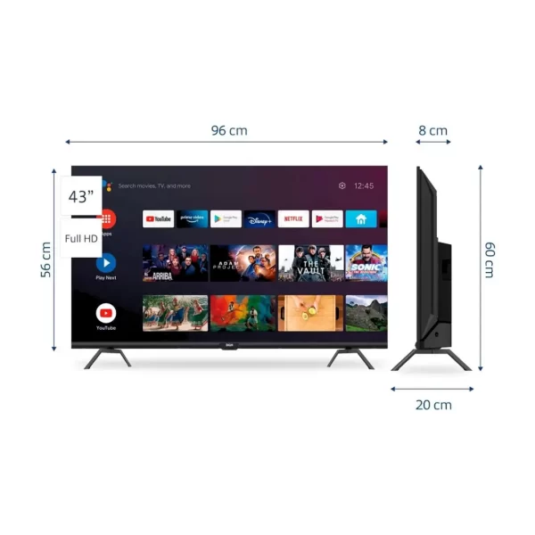 Televisor Smart TV BGH 43'' Full HD con Android TV - B4324FK5AIP - Imagen 2