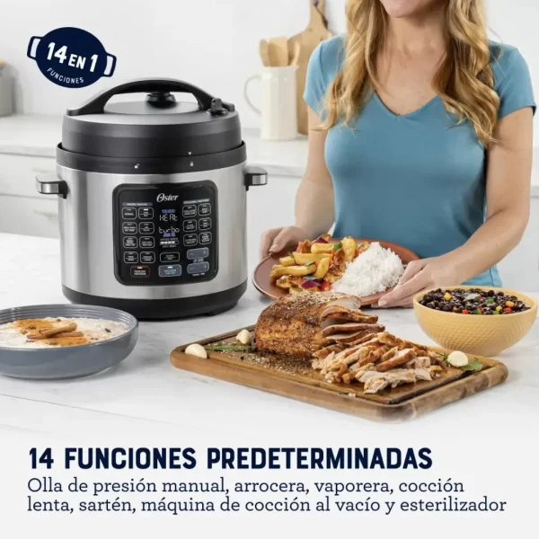 Multi Olla de 5.7 Litros OSTER 14 funciones CKSTPCECT57DF - Imagen 2