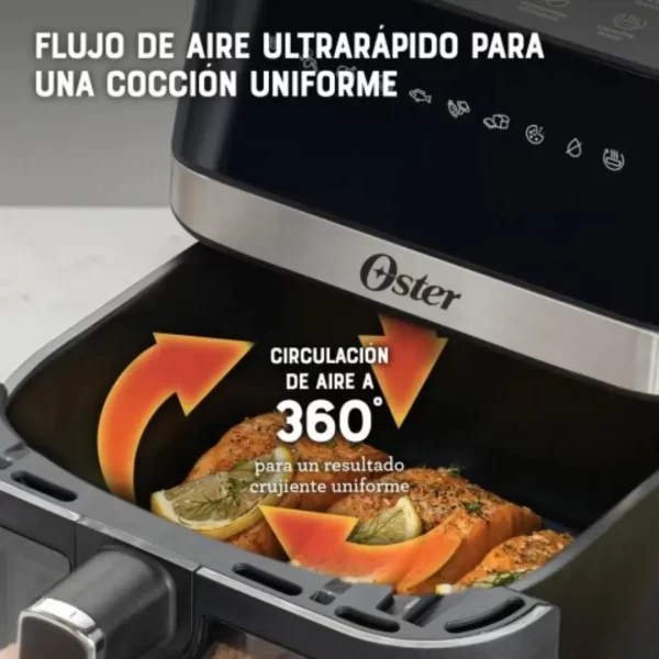 Freidora de Aire Digital de 6 Litros OSTER CKSTAF60WDDF-053 - Imagen 5