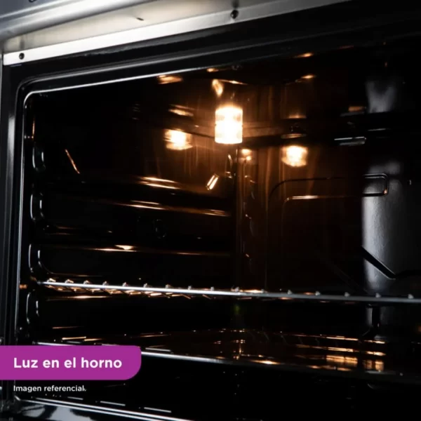Cocina Coldex CX765 PLUS: 5 Hornillas, Acero Inoxidable y Horno de 95L - Imagen 6