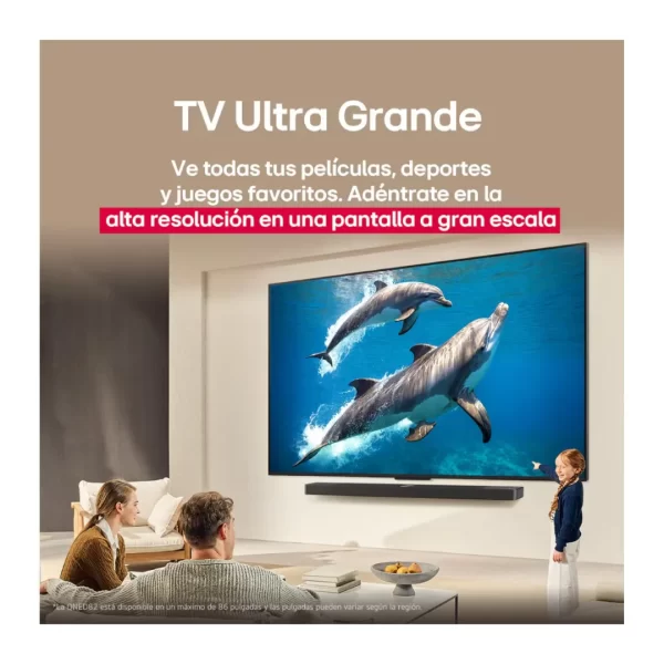 Televisor LG 55" QNED 4K UHD Smart TV con IA y Procesador Gen7 - Modelo 2025 (55QNED82ASG) - Imagen 9
