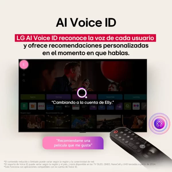 Televisor LG 65" QNED 4K Ultra Slim con Local Dimming y AI Processor (65QNED82ASG) - Imagen 3