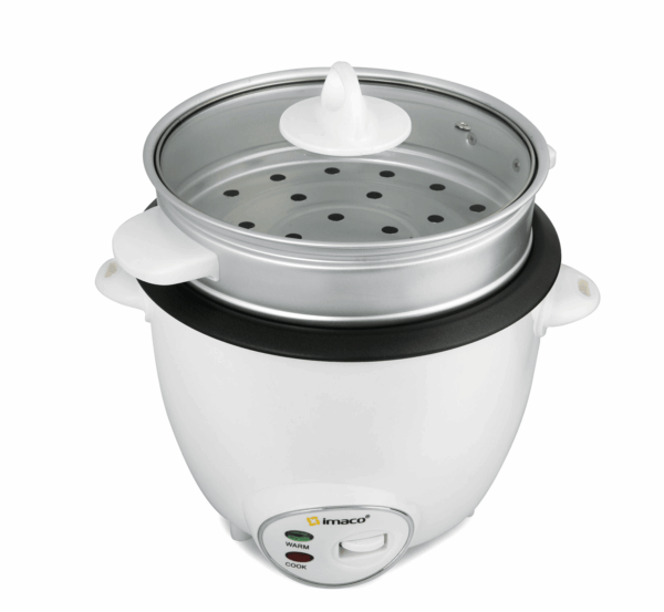 Olla Arrocera IMACO con Vaporera de 1.5 Litros Blanco RC15VE - Imagen 2