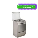 Cocina a Gas 24" Indurama de 4 Quemadores - Asturias - Gris
