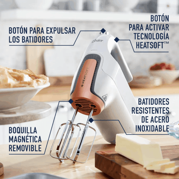 Batidora de Mano OSTER FPSTHMAMR - Imagen 3