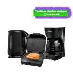 Combo Oster Cafetera + Hervidor + Sandwichera