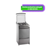 Cocina A Gas 20" Indurama 4 Quemadores Bilbao - Plateado