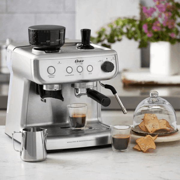 Cafetera para expresso Oster BVSTEM7300 - con 15 bares y molino integrado - Imagen 4