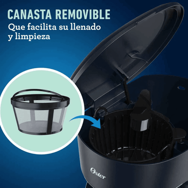 Cafetera Electrica OSTER Programable de 12 Tazas de Capacidad BVSTDCP12B - Imagen 3