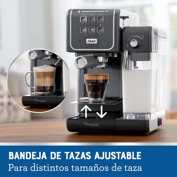 Cafetera OSTER de 5 Tazas de Capacidad PrimaLatte Touch Negro BVSTEM6801M - Imagen 8