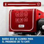 Cafetera Eléctrica OSTER PrimaLatte de 19 Bares Automática Rojo BVSTEM6801R - Imagen 6