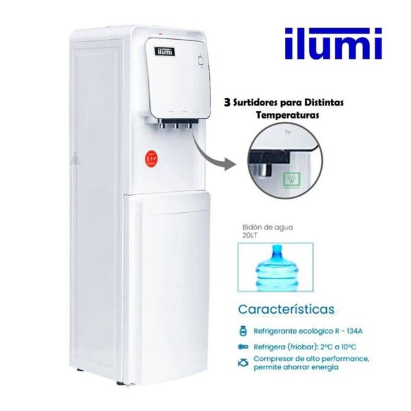 Dispensador de Agua ILUMI CH-06 Blanco - Imagen 3