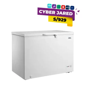 Congelador horizontal Mabe CHM300PB2 de 300 litros en color blanco para conservación de alimentos