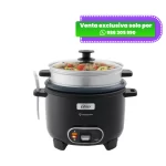 Olla Arrocera Oster 3 en 1 de 2.2 Litros con Antiadherente DiamondForce (CKSTRC12DFBLK)