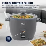 Arrocera de 10 Tazas OSTER DiamondForce Gris CKSTRCB10DFSKE - Imagen 5