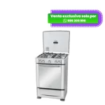 Cocina a gas Mabe de 4 hornillas CMP6030FX0