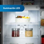 Refrigeradora INDURAMA de 246L Top Mount Negro RI-389DNI - Imagen 2