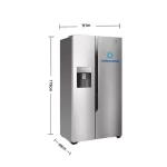 Refrigeradora Indurama de 535 Litros Side by Side RI-799DH - Imagen 2