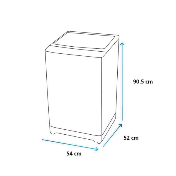 Lavadora Automática Mabe de 10 Kg LMAP1015WGBB0 - Plateado - Imagen 5