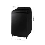 Lavadora de 19Kg SAMSUNG Ecobubble Negro WA19CG6441BV - Imagen 2