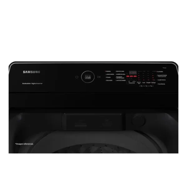 Lavadora de 19Kg SAMSUNG Ecobubble Negro WA19CG6441BV - Imagen 5