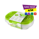 Taper Hermetico RUBBERMAID Takealongs Pack X 3 Color Verde