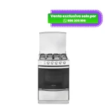 Cocina A Gas Indurama  24" 4 Quemadores Alicante - Gris