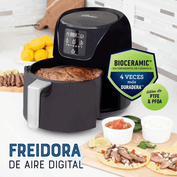 Freidora de Aire Digital de 4 Litros OSTER Negro CKSTAF40D - Imagen 3