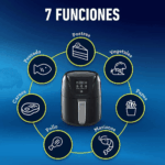 Freidora de Aire Digital de 4 Litros OSTER Negro CKSTAF40D - Imagen 4