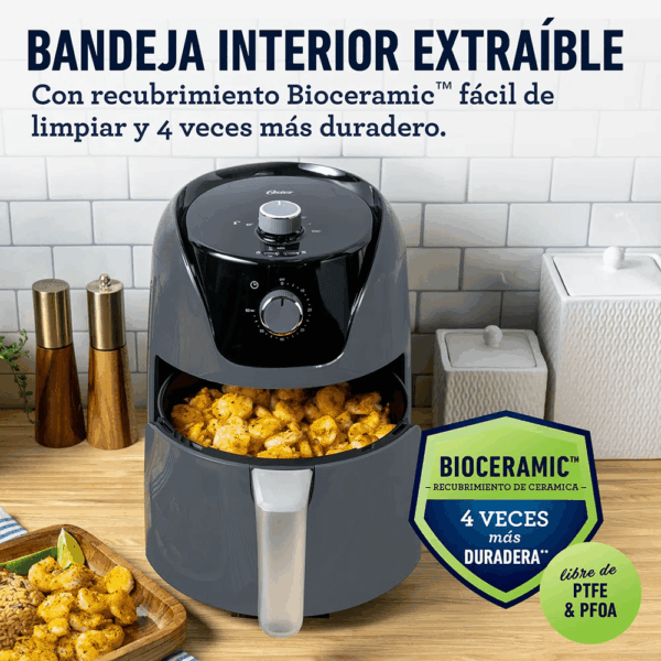Freidora de Aire de 4 Litros OSTER Negro CKSTAF40M - Imagen 5