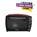 Horno Eléctrico FINEZZA de 40 Litros 1500W Rojo FZ-3040HE