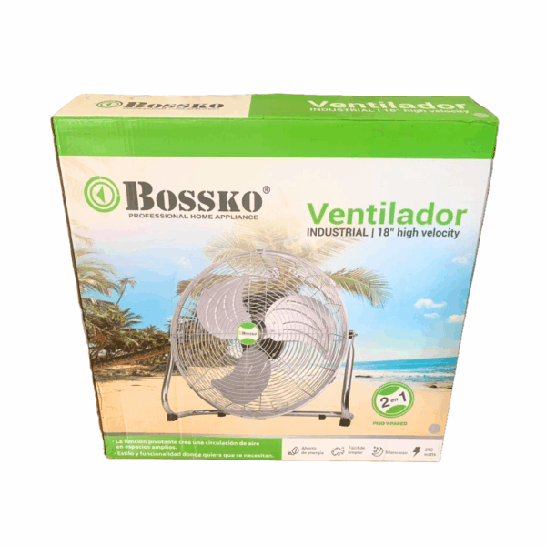 Ventilador de Piso Bossko BK-8226VP – Motor de 250W - Imagen 2